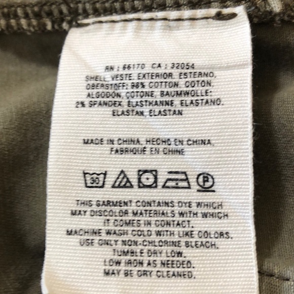 HEI HEI Anthropologie Olive Green Camo Pants - Picture 7 of 7